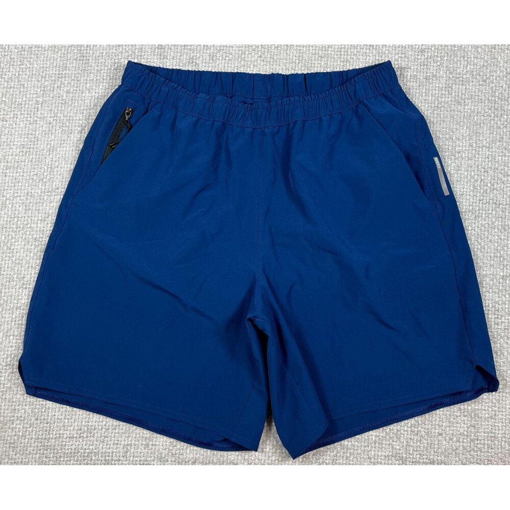 REI Co-Op Active Pursuits Shorts Men's Medium Blue Lined Pockets Running Hiking